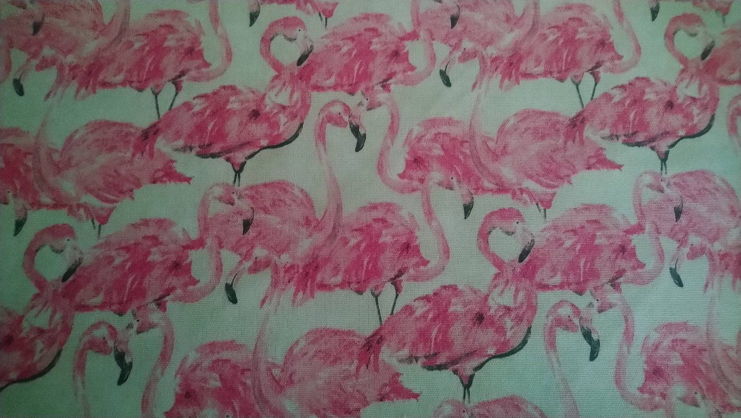 Padded Zipper Pouch - Pink Flamingo