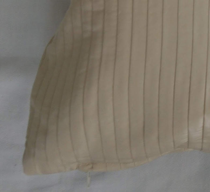 Cinderella's Gown Pleated Cotton-Silk Cushion Cover