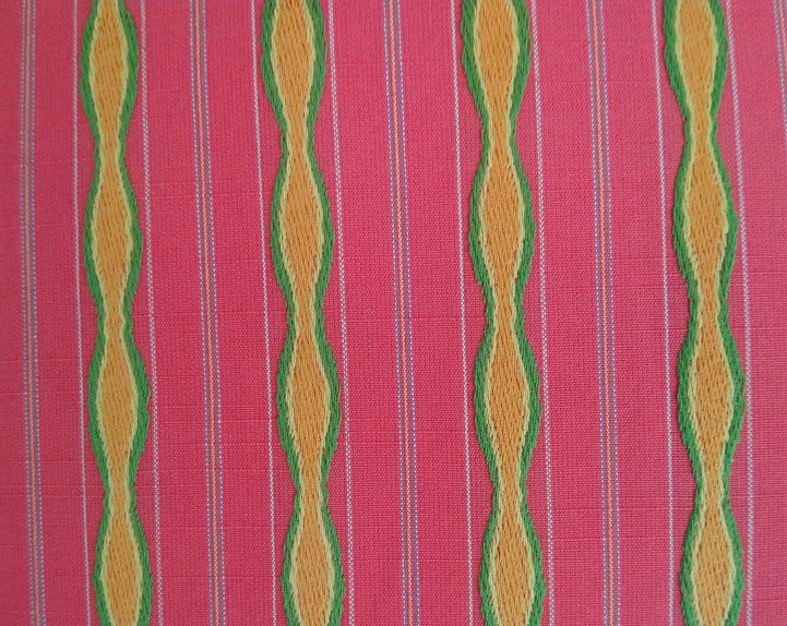 Frida Carlo Pink Serape Woven Cotton Cushion Cover