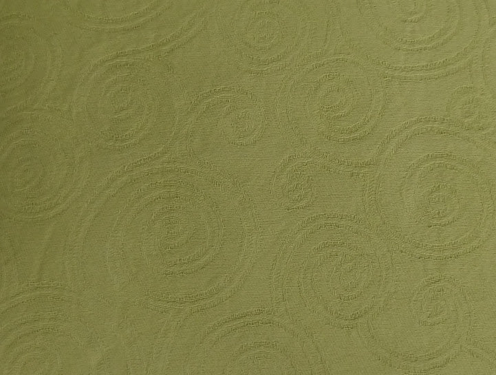 Lime Swirl Woven Cotton Cushion Cover