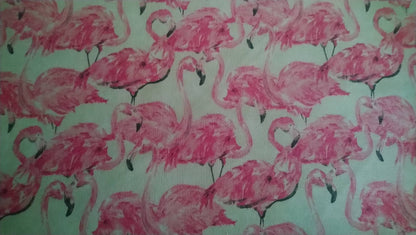 Padded Zipper Pouch - Pink Flamingo
