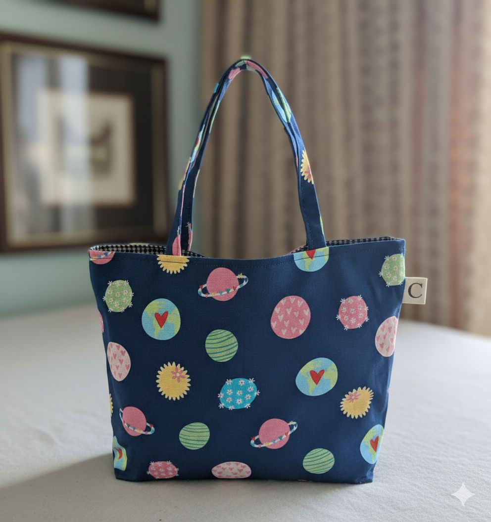 Mini Tote Bag - Beautiful Planet