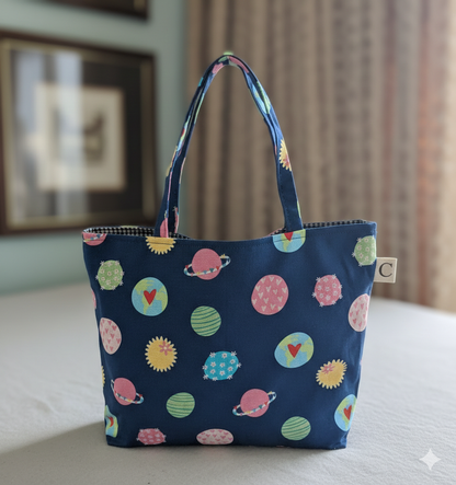 Mini Tote Bag - Beautiful Planet
