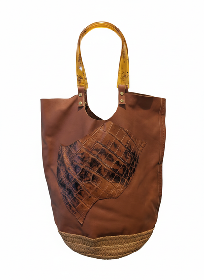 Leather Bucket Bag