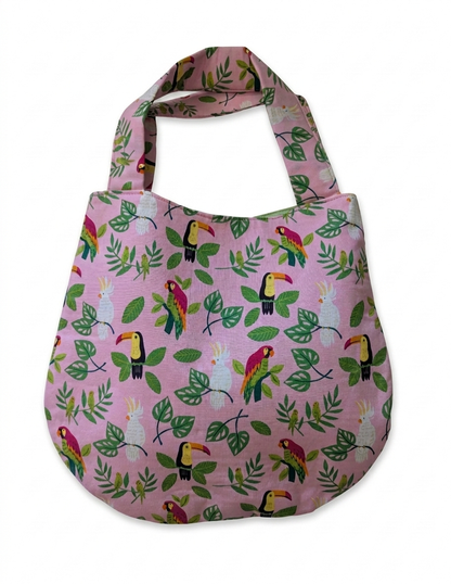 Egg Shape Tote Bag - Jungle Paradise