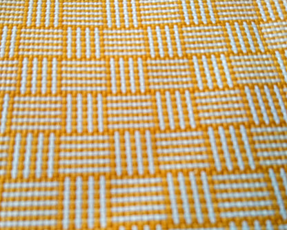 Waverly Outdoor Yellow Basket Weave Cushion Cover