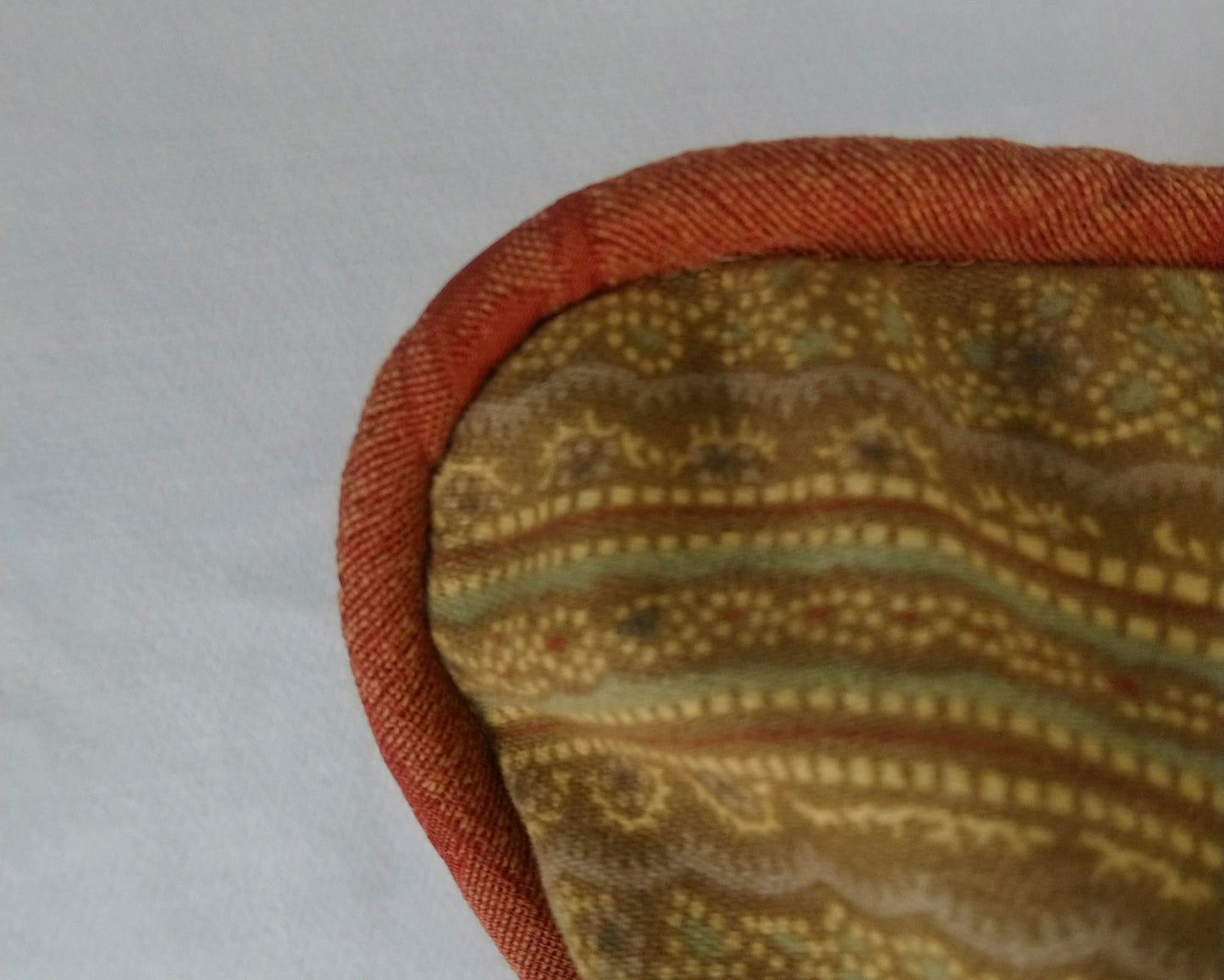 Autumn Paisley Cotton Cushion Cover