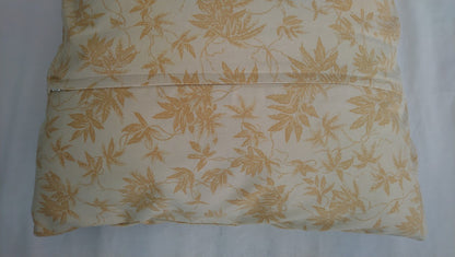 Vintage Clarence House Leaves in Ivory Cushion Cover