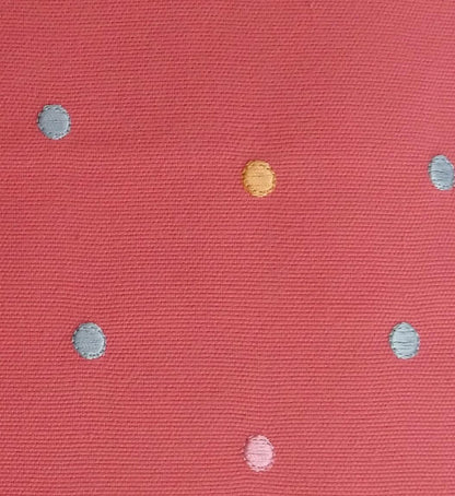 Embroidered Pink Cotton Candies Cushion Cover