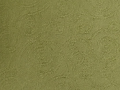Lime Swirl Woven Cotton Cushion Cover
