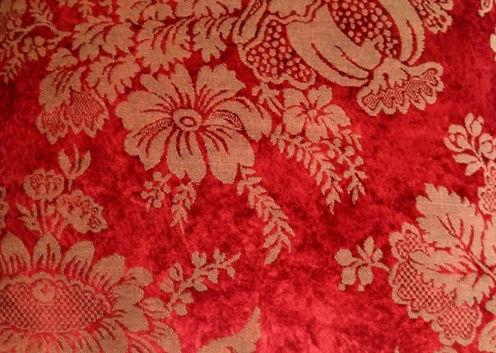 Vintage Beacon Hill Rose Mauve Woven Damask Cushion Cover