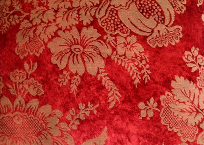 Vintage Beacon Hill Rose Mauve Woven Damask Cushion Cover