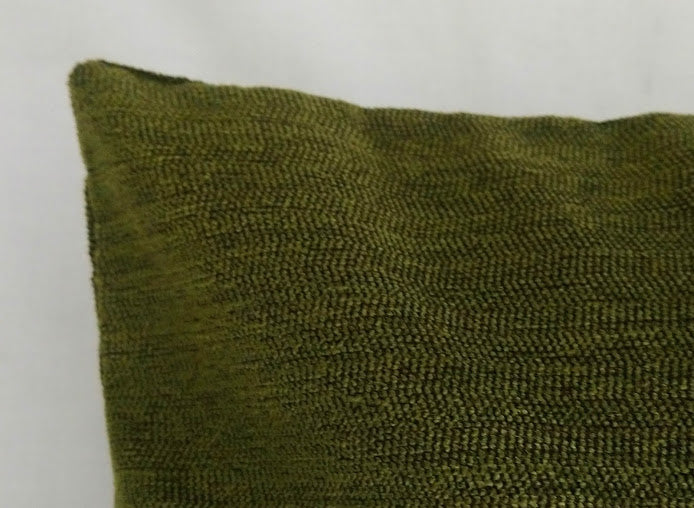 Vintage Sanderson Upholstery Fabric Moss Green Cushion Cover