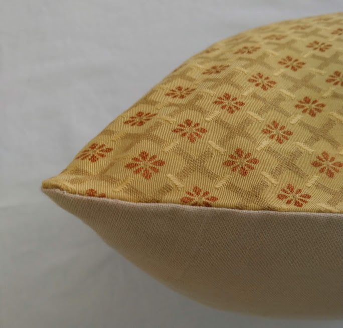 Vintage Duralee Kimono-Style Cushion Cover