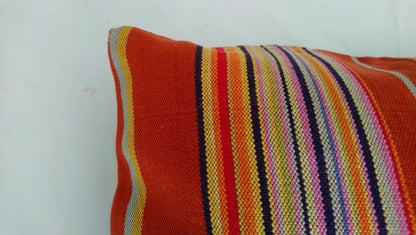 Vintage Malabar Persian Stripe Cotton Cushion Cover
