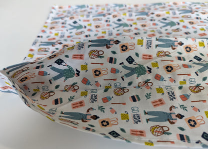 Foldable Tote Bag - Go 0 Waste Recycle Toss