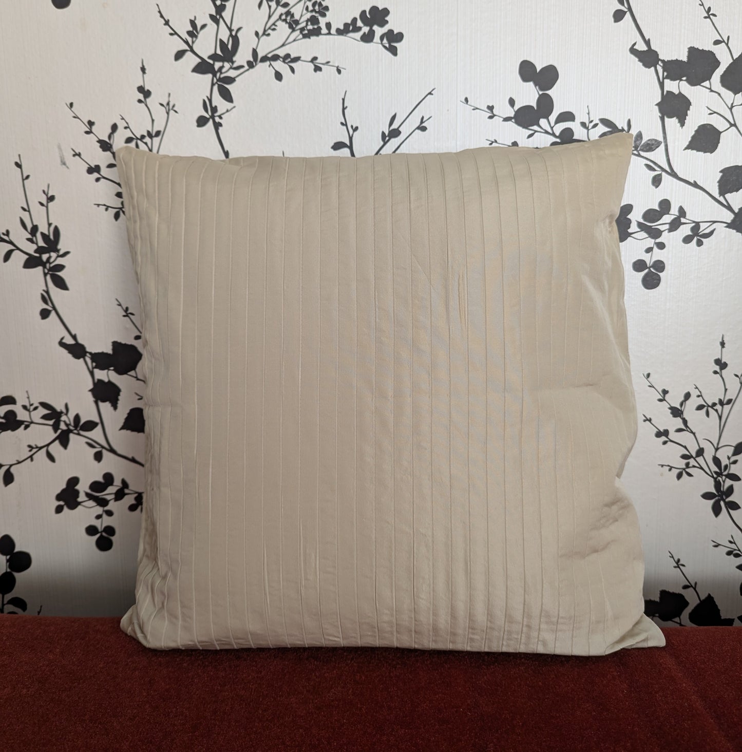 Cinderella's Gown Pleated Cotton-Silk Cushion Cover