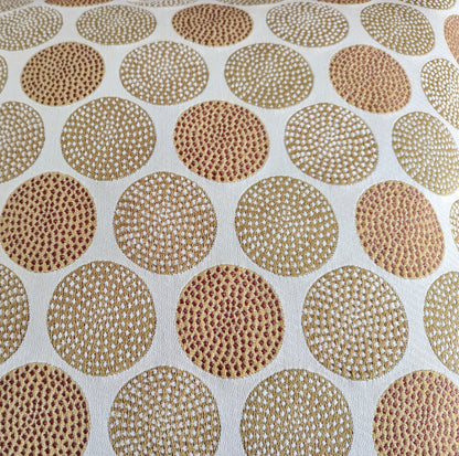 Vintage Rodolf Op-Art in Caramel Cushion Cover