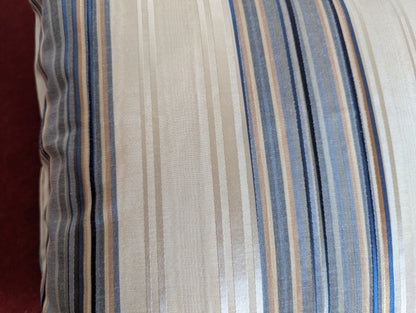 Vintage Greff Moire Largo Stripe Cushion Cover