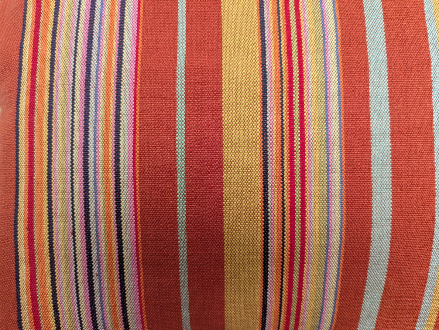 Vintage Malabar Persian Stripe Cotton Cushion Cover