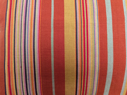 Vintage Malabar Persian Stripe Cotton Cushion Cover