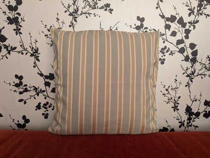Vintage Kravet Stripe Woven Cushion Cover