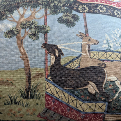 Vintage Duralee Caravan of Indian Moguls Cushion Cover