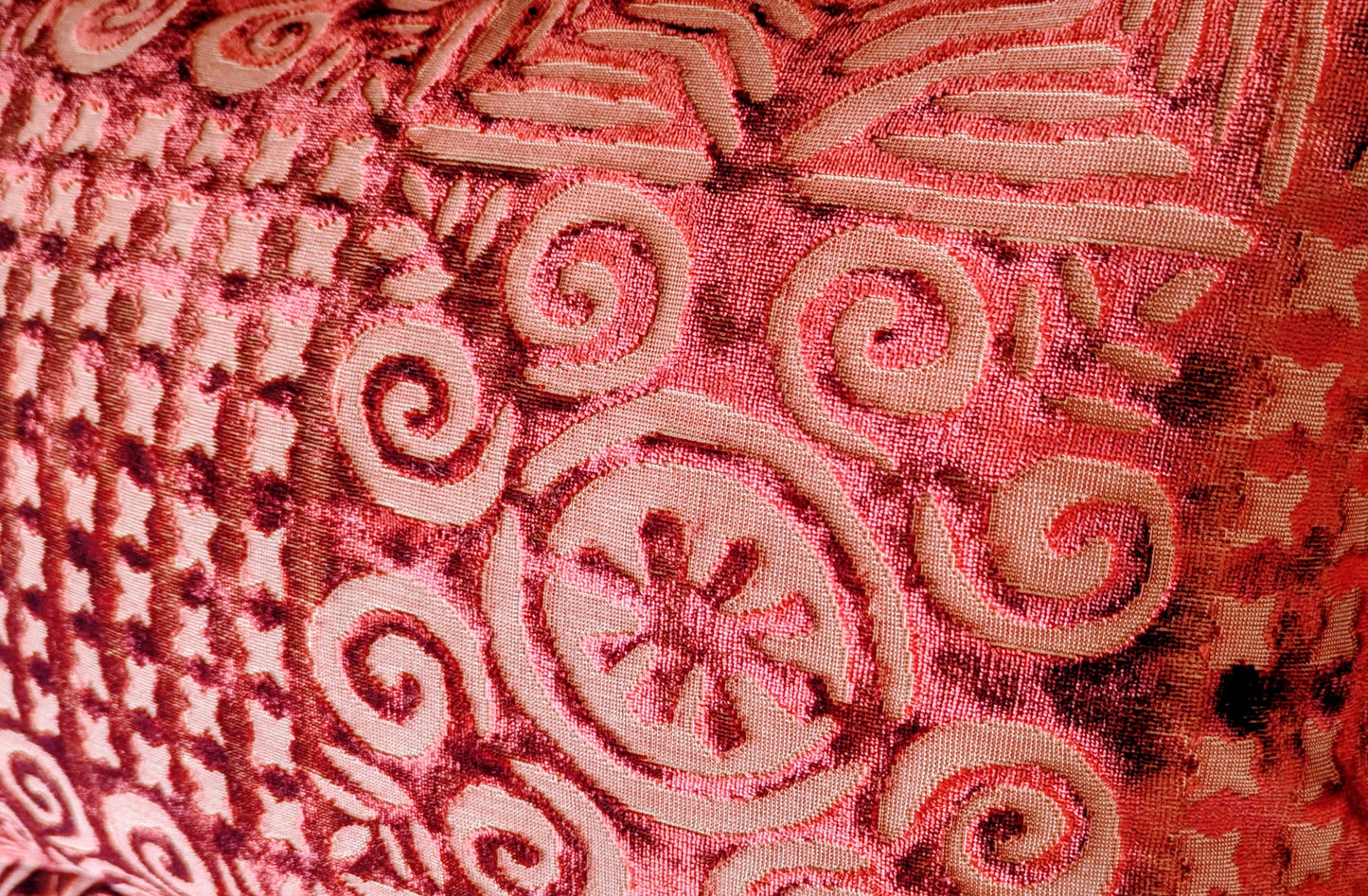 Italian Chenille Florentine Sunset Sham Cushion Cover