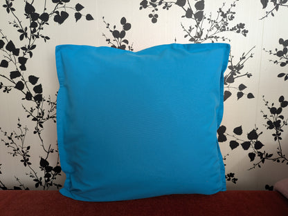 Brunschwig & Fils Outdoor Azure Blue Cushion Cover