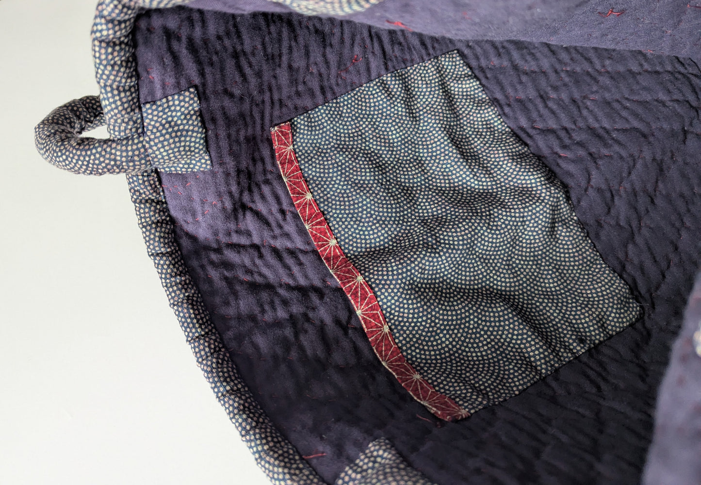 Sashiko Quilted Tote Bag