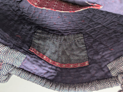 Sashiko Quilted Tote Bag