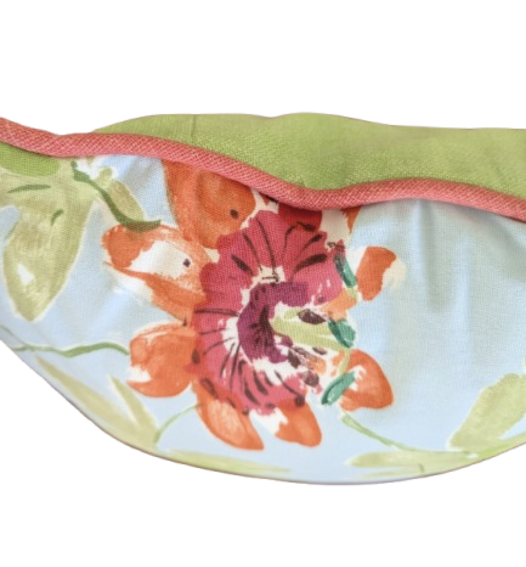 Vintage Lee Jofa Polinesian Still Life Pillow