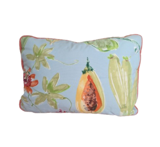 Vintage Lee Jofa Polinesian Still Life Pillow