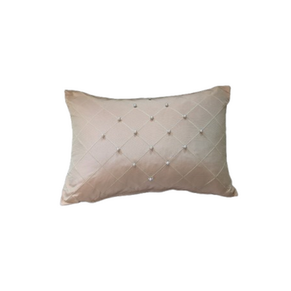 Vintage Kravet with Hand-stitched Genuine Pearls