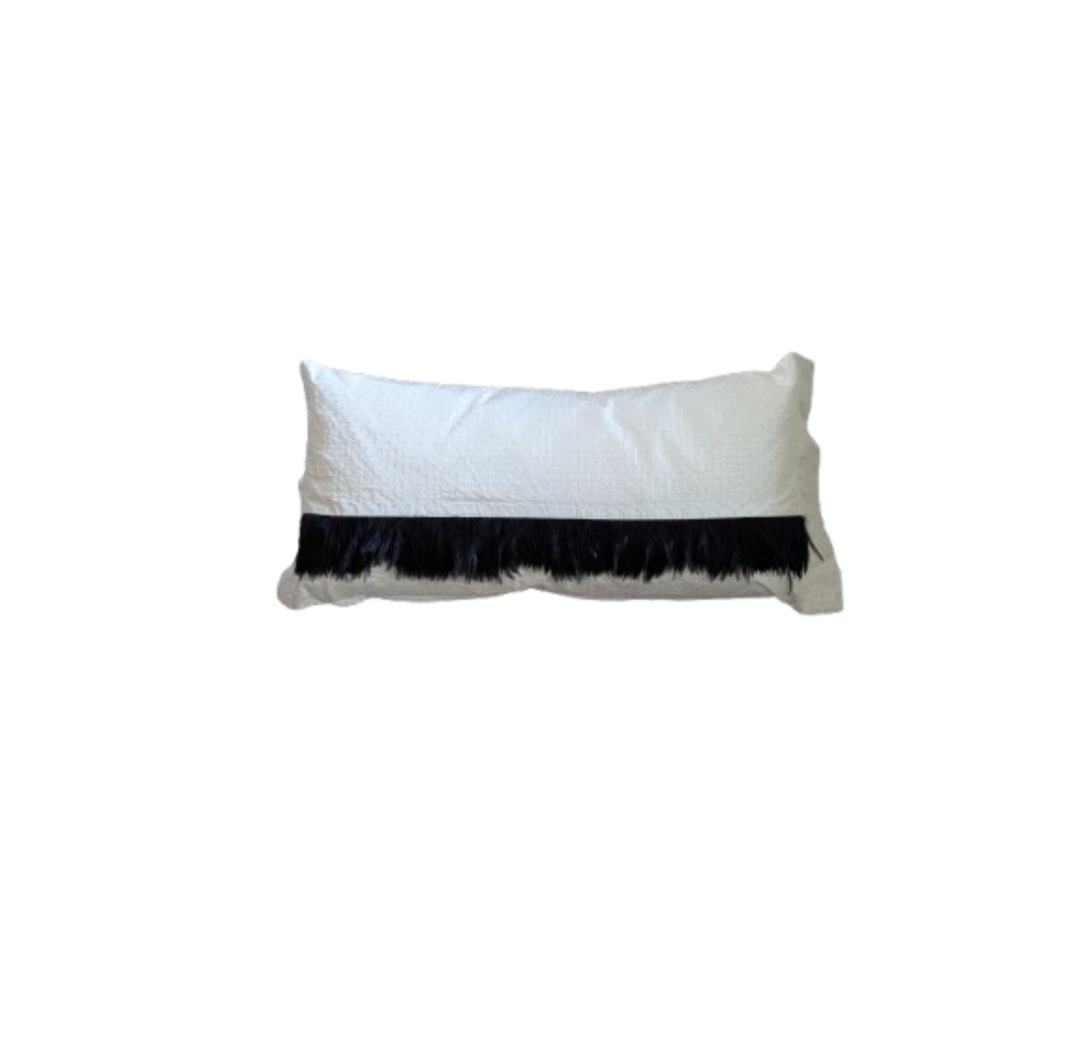 Feather Fantasy Silk Pillow