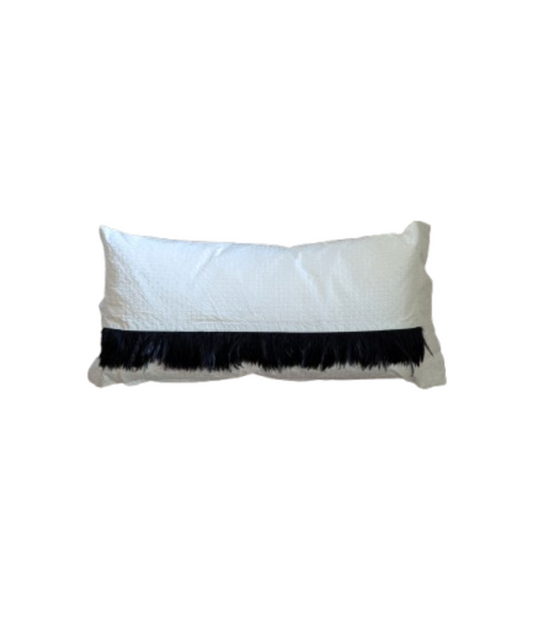 Feather Fantasy Silk Pillow