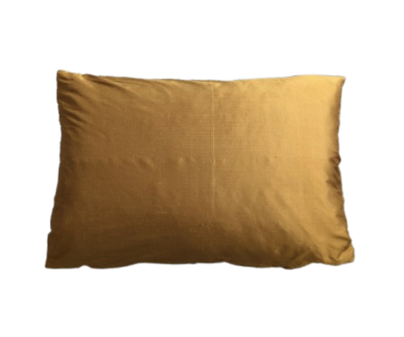 Saffron Sunset Silk Dupioni Cushion Cover