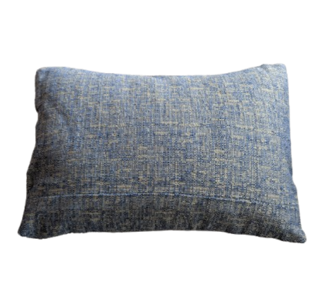Vintage Fabricut Navy Woven Cotton Cushion Cover