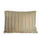 Vintage Kravet Green & Beige Stripe Woven Cotton Cushion Cover