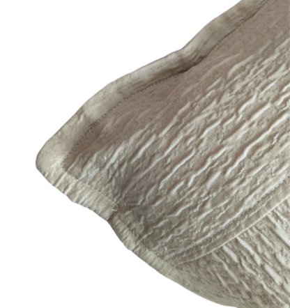 Vintage Rodolf Golden Wave Shimmer Cushion Cover