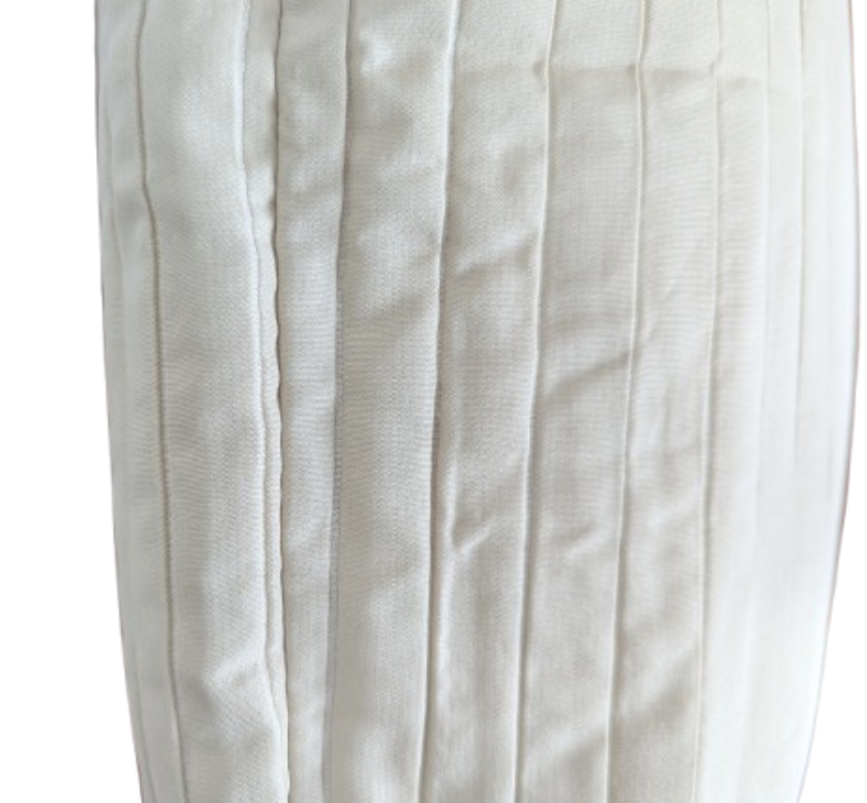 Cinderella's Gown Pleated Cotton-Silk Cushion Cover