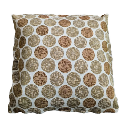 Vintage Rodolf Op-Art in Caramel Cushion Cover