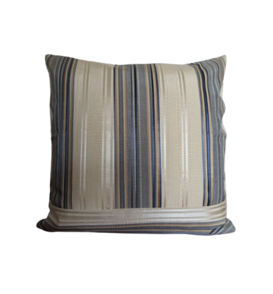 Vintage Greff Moire Largo Stripe Cushion Cover