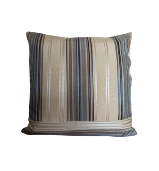 Vintage Greff Moire Largo Stripe Cushion Cover