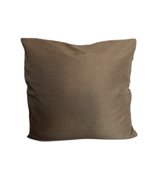 Caffe Latte Colour Raw Silk Cushion Cover