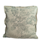 Vintage World Linen Birds Cushion Cover