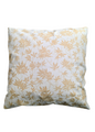 Vintage Clarence House Leaves in Ivory Cushion Cover