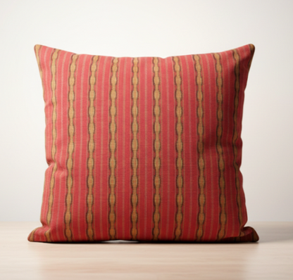 Frida Carlo Pink Serape Woven Cotton Cushion Cover
