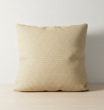 Waverly Outdoor Yellow Basket Weave Cushion Cover