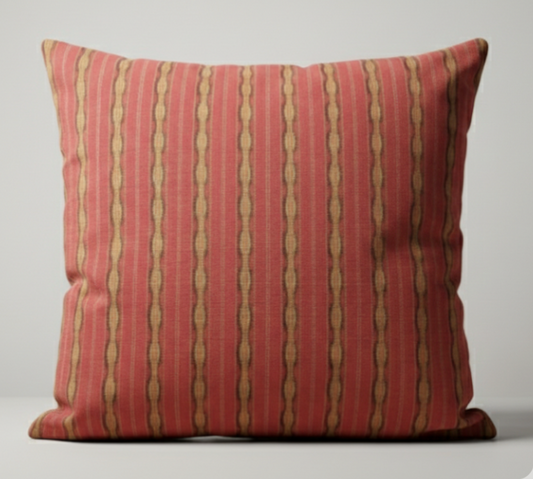 Frida Carlo Pink Serape Woven Cotton Cushion Cover